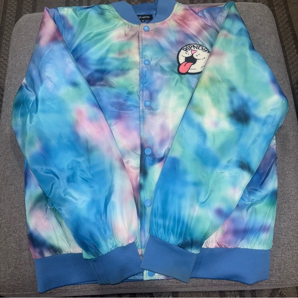 Ripndip Pill Tie Dye Ice Cream Drip Bomber Jacket